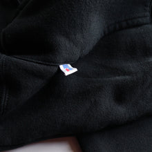 画像をギャラリービューアに読み込む, ~1990's "RUSSELL" BLACK HOODIE (SZ XXL / MINT CONDITION)