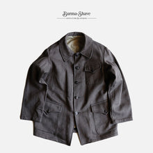 画像をギャラリービューアに読み込む, 1940's FRENCH PIQUE HUNTING JACKET (SZ LARGE / ALMOST DEADSTOCK)