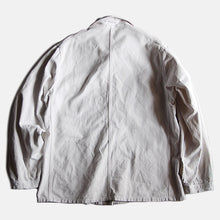 Load image into Gallery viewer, 1940's FRENCH WORK COTTON H.B.T PAINTER JACKET WITH V-POKET (LARGE)