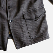 画像をギャラリービューアに読み込む, 1940's FRENCH PIQUE HUNTING JACKET (SZ LARGE / ALMOST DEADSTOCK)