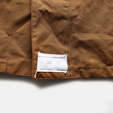 Load image into Gallery viewer, 1950's "S.N.C.F" BROWN COTTON RAILROAD JACKET (SZ LARGE / DEADSTOCK)