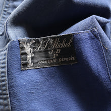 Load image into Gallery viewer, 1940's FRENCH WORK JACKET (SZ LARGE / GOOD FADE / V-POCKET)