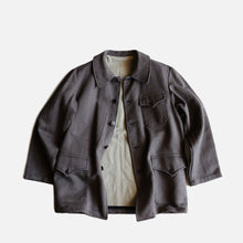 画像をギャラリービューアに読み込む, 1940's FRENCH PIQUE HUNTING JACKET (SZ LARGE / ALMOST DEADSTOCK)