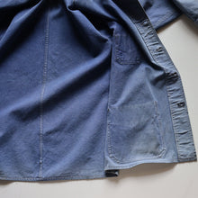 Load image into Gallery viewer, 1940's FRENCH WORK JACKET (SZ LARGE / GOOD FADE / V-POCKET)