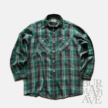 Load image into Gallery viewer, 1960's~ "KING KOLE" COTTON HEAVY FRANNEL SHIRT (SZ LARGE / GOOD CONDITION)