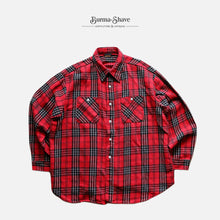 Load image into Gallery viewer, 1970's "BIG YANK" COTTON FLANNEL SHIRT (SZ LARGE / MINT CONDITION)