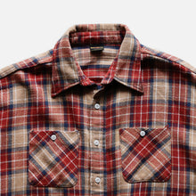 Load image into Gallery viewer, 1970's  "BIG YANK" COTTON FLANNEL SHIRT (SZ LARGE / GOOD CONDITION)