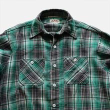 Load image into Gallery viewer, 1960's~ "KING KOLE" COTTON HEAVY FRANNEL SHIRT (SZ LARGE / GOOD CONDITION)