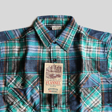 Load image into Gallery viewer, 1990's "FIVE BROTHER" HEAVY COTTON FLANNEL SHIRT (SZ LARGE / DEADSTOCK)