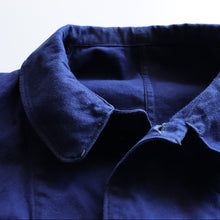 Load image into Gallery viewer, ~1940's FRENCH MILITARY MECHANIC JACKET WITH D-POCKET (SZ A-1 / SUPER RARE)