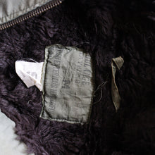 Load image into Gallery viewer, AROUND 1960's FRENCH NAVY DECK JACKET WITH HOODIE (SZ LARGE / GOOD CONDITION)