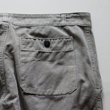Load image into Gallery viewer, 1950's FRENCH WORK PATCHWORK COTTON TWILL TROUSER (SZ W38 / GOOD FADE)