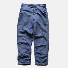 Load image into Gallery viewer, 1940's "ADOLPHE LAFONT" MOLESKIN TROUSER (SZ W33 / GOOD FADE / HAND REPAIR)