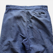 Load image into Gallery viewer, 1940's "ADOLPHE LAFONT" MOLESKIN TROUSER (SZ W33 / GOOD FADE / HAND REPAIR)