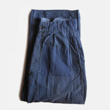 Load image into Gallery viewer, 1950's FRENCH WORK PATCH WORK COTTON TROUSER (W31 L24)