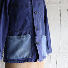 Load image into Gallery viewer, 1950's "FRENCH COTTON TWILL WORK JACKET (SZ46 MEDIUM / MODIFY POCKET)