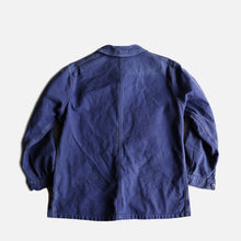 Load image into Gallery viewer, 1950's "FRENCH COTTON TWILL WORK JACKET (SZ46 MEDIUM / MODIFY POCKET)