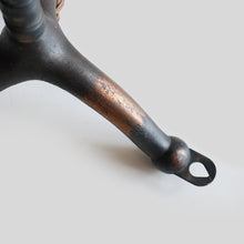 画像をギャラリービューアに読み込む, ANTIQUE "FARIES" JAPANNED COPPER INDUSTRIAL LAMP (GOOD CONDITION / RARE STYLE)