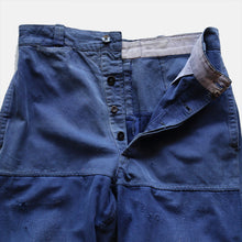 Load image into Gallery viewer, 1950's FRENCH WORK PATCHWORK TROUSER (SZ W31.5 / BEAUTIFUL FADE)