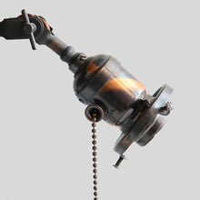 画像をギャラリービューアに読み込む, ANTIQUE "FARIES" JAPANNED COPPER INDUSTRIAL LAMP (GOOD CONDITION / RARE STYLE)
