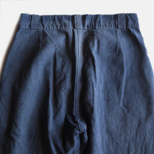 Load image into Gallery viewer, 1950's FRENCH WORK PATCH WORK COTTON TROUSER (W31 L24)