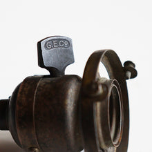 Load image into Gallery viewer, ANTIQUE "FARIES" NO.3 BRASS WALL LAMP