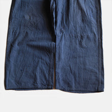 Load image into Gallery viewer, 1950's FRENCH WORK PATCH WORK COTTON TROUSER (W31 L24)
