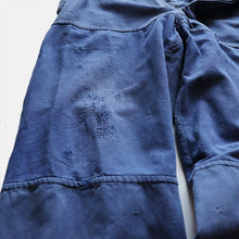 Load image into Gallery viewer, 1950's FRENCH WORK PATCHWORK TROUSER (SZ W31.5 / BEAUTIFUL FADE)