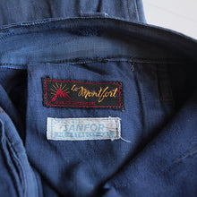 Load image into Gallery viewer, 1950's FRENCH WORK PATCH WORK COTTON TROUSER (W31 L24)