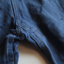 Load image into Gallery viewer, 1950's FRENCH WORK PATCH WORK COTTON TROUSER (W31 L24)