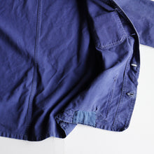 Load image into Gallery viewer, 1950's "FRENCH COTTON TWILL WORK JACKET (SZ46 MEDIUM / MODIFY POCKET)