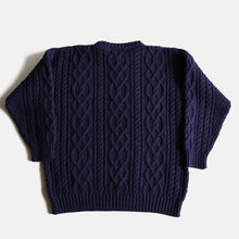 画像をギャラリービューアに読み込む, &quot;DONEGAL&quot; FISHERMAN WOOL SWEATER (MADE IN IRELAND) SZ LARGE
