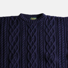 画像をギャラリービューアに読み込む, &quot;DONEGAL&quot; FISHERMAN WOOL SWEATER (MADE IN IRELAND) SZ LARGE
