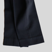 画像をギャラリービューアに読み込む, 1960's FRENCH WOOL SLACKS (SZ W32×L30 / BLACK CHARCOAL / MINT CONDITION)