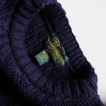 画像をギャラリービューアに読み込む, "DONEGAL" FISHERMAN WOOL SWEATER (MADE IN IRELAND) SZ LARGE