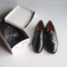 Load image into Gallery viewer, N.O.S VINTAGE "MARBOT" FRENCH MILITARY LEATHER SHOES (EURO44 27cm)