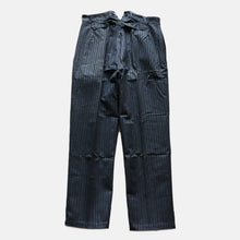 Load image into Gallery viewer, 1940's FRENCH WORK COTTON STRIPE TROUSER (SZ W32 / DEADSTOCK)