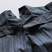 Load image into Gallery viewer, 1940's FRENCH WORK COTTON STRIPE TROUSER (SZ W32 / DEADSTOCK)