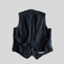 画像をギャラリービューアに読み込む, 1930's~ FRENCH WORK WOOL TWEED VEST (SZ MEDIUM / BEAUTIFUL PATCH WORK)