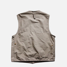 画像をギャラリービューアに読み込む, 1960's "HERTER'S" POPLN FISHING VEST (SZ LARGE / GOOD CONDITION)