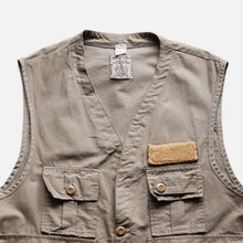 画像をギャラリービューアに読み込む, 1960's "HERTER'S" POPLN FISHING VEST (SZ LARGE / GOOD CONDITION)