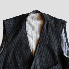 画像をギャラリービューアに読み込む, 1930's~ FRENCH WORK WOOL TWEED VEST (SZ MEDIUM / BEAUTIFUL PATCH WORK)