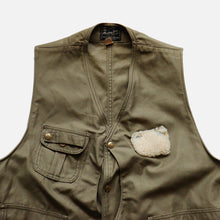 画像をギャラリービューアに読み込む, 1950's "AMERICAN FIELD" FISHING VEST (SZ LARGE / GOOD CONDITION)