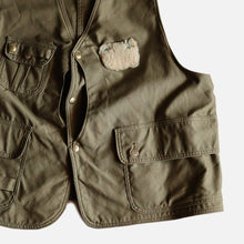 画像をギャラリービューアに読み込む, 1950's "AMERICAN FIELD" FISHING VEST (SZ LARGE / GOOD CONDITION)