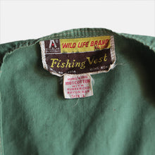 Load image into Gallery viewer, 1960's VINTAGE COTTON FISHING VEST (LARGE)