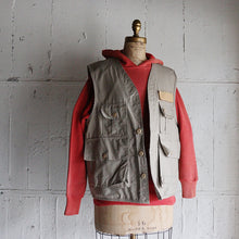画像をギャラリービューアに読み込む, 1960's "HERTER'S" POPLN FISHING VEST (SZ LARGE / GOOD CONDITION)