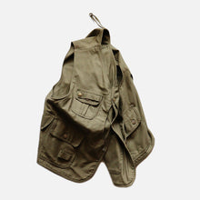 画像をギャラリービューアに読み込む, 1950's "AMERICAN FIELD" FISHING VEST (SZ LARGE / GOOD CONDITION)