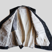 画像をギャラリービューアに読み込む, 1930's~ FRENCH WORK WOOL TWEED VEST (SZ MEDIUM / BEAUTIFUL PATCH WORK)