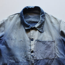 Load image into Gallery viewer, ~1950's FRENCH WORK PATCHWORK JACKET (SZ LARGE / GOOD FADE)