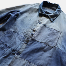 Load image into Gallery viewer, ~1950's FRENCH WORK PATCHWORK JACKET (SZ LARGE / GOOD FADE)